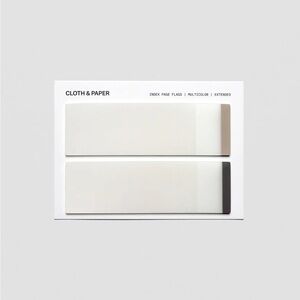 Cloth & Paper Extended Index Page Flags | Bibliophile Sub Box